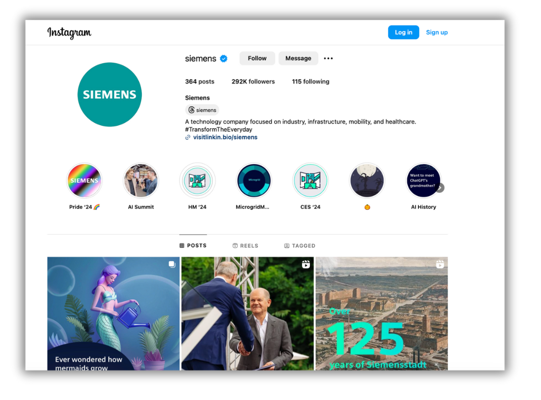 Siemens Social Media für Employer Branding